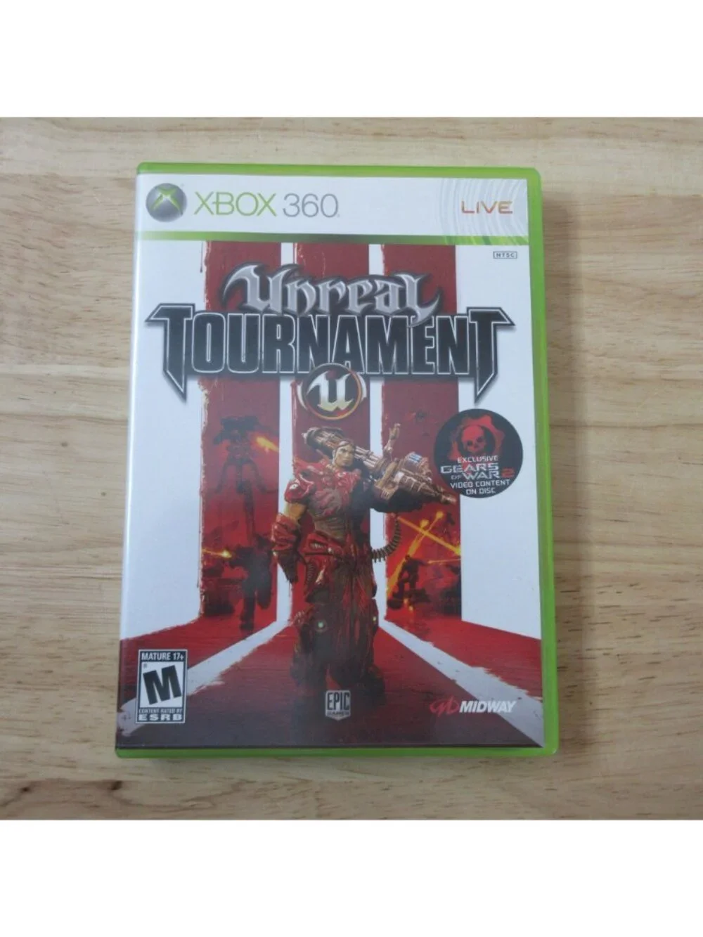 Unreal Tournament III (Microsoft Xbox 360, 2008) with Manual